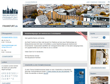 Tablet Screenshot of bauaufsicht-frankfurt.de